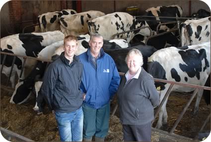 Marketability of surplus heifers bred at Wormanby is important for David, Harry and Margaret Hodgson.